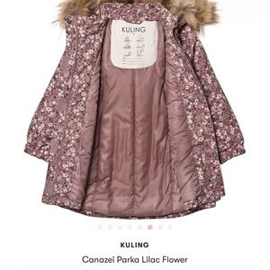 Kuling Canazei Parka - Lilac Flower - size 104